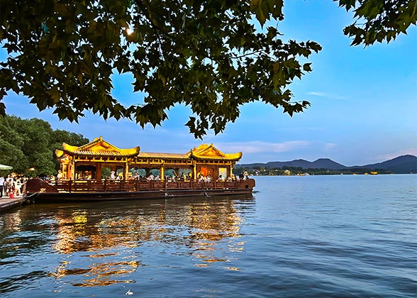 Sightseeing Boat on West Lake